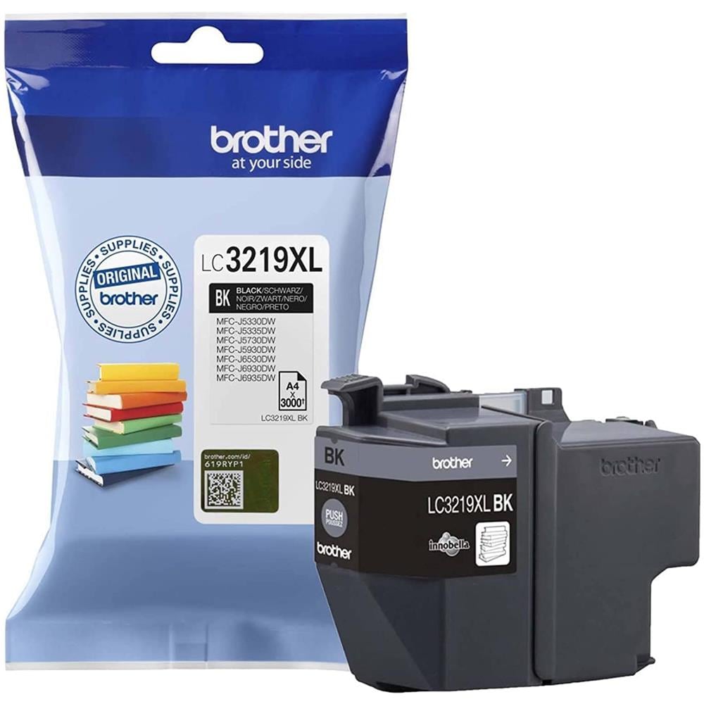 LC-3219XLBK Cartuccia Ink Originale Nera per MFC-J6530DW Capacità 3000 Pagine - Foto 1