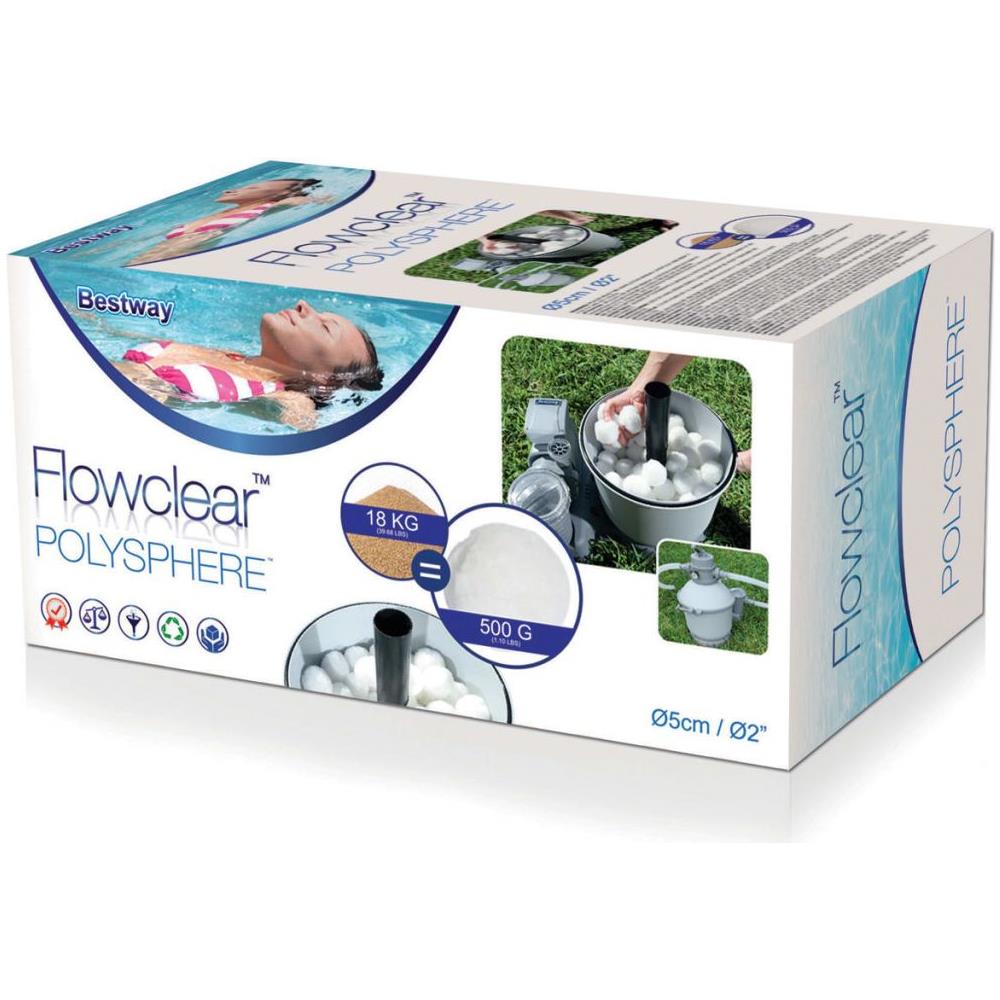 Sfere Filtranti in Polisfera Flowclear 500 g 58475 - Foto 7