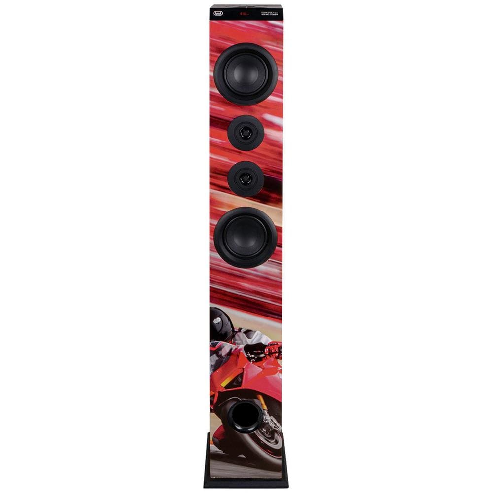 Altoparlante Amplificato A Torre Con Radio Bluetooth Mp3 Usb Sd Aux-in Trevi Xt 104 Bt Racing - Foto 2