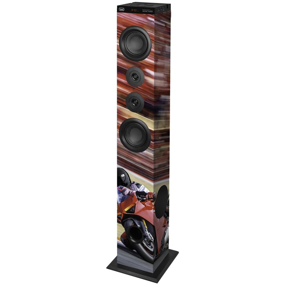 Altoparlante Amplificato A Torre Con Radio Bluetooth Mp3 Usb Sd Aux-in Trevi Xt 104 Bt Racing - Foto 1