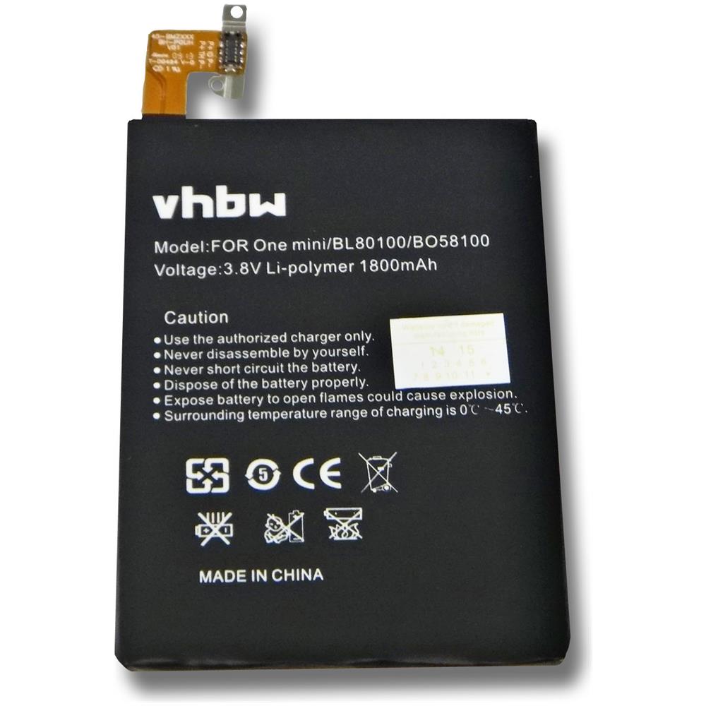 Batteria Per Htc 601e, 601n, 601s, 603e, M4, One Mini Hspa 601e Lte 601n Lte 601s Lte Na Come Bl80100, Bo58100 1800mah (3.8v) - Foto 1