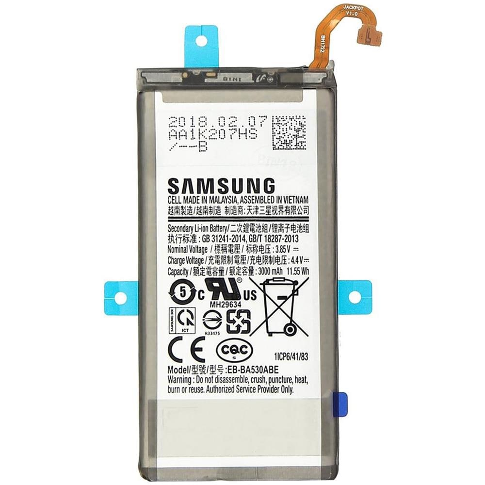 Batteria Pila Originale Samsung Eb-ba530abe 3000mah Per Galaxy A8 2018 Sm-a530 - Foto 1