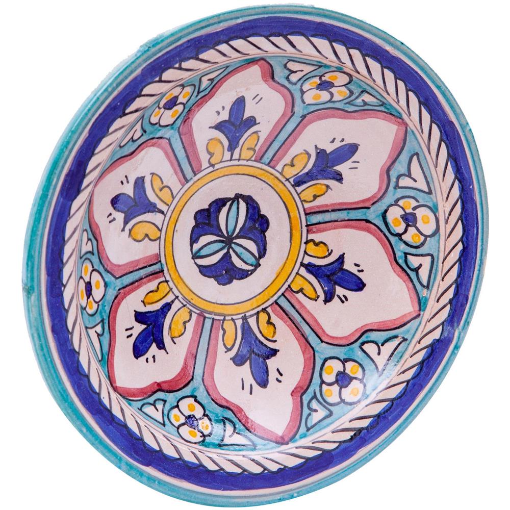 Piatto In Ceramica Decorato A Mano - Foto 1