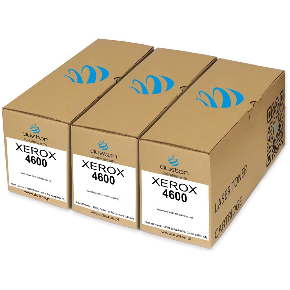 TONER COMPATIBILE - 3x 4600, 106r01534 Negro Compatible Con Xerox Phaser 4600n 4620dn 4620n 4622 - Foto 1