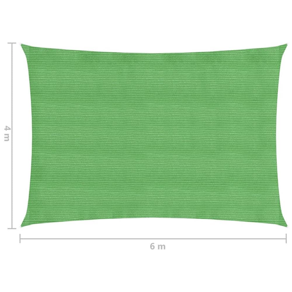 Vela Parasole 160 G / m Verde Chiaro 4x6 M In Hdpe - Foto 6