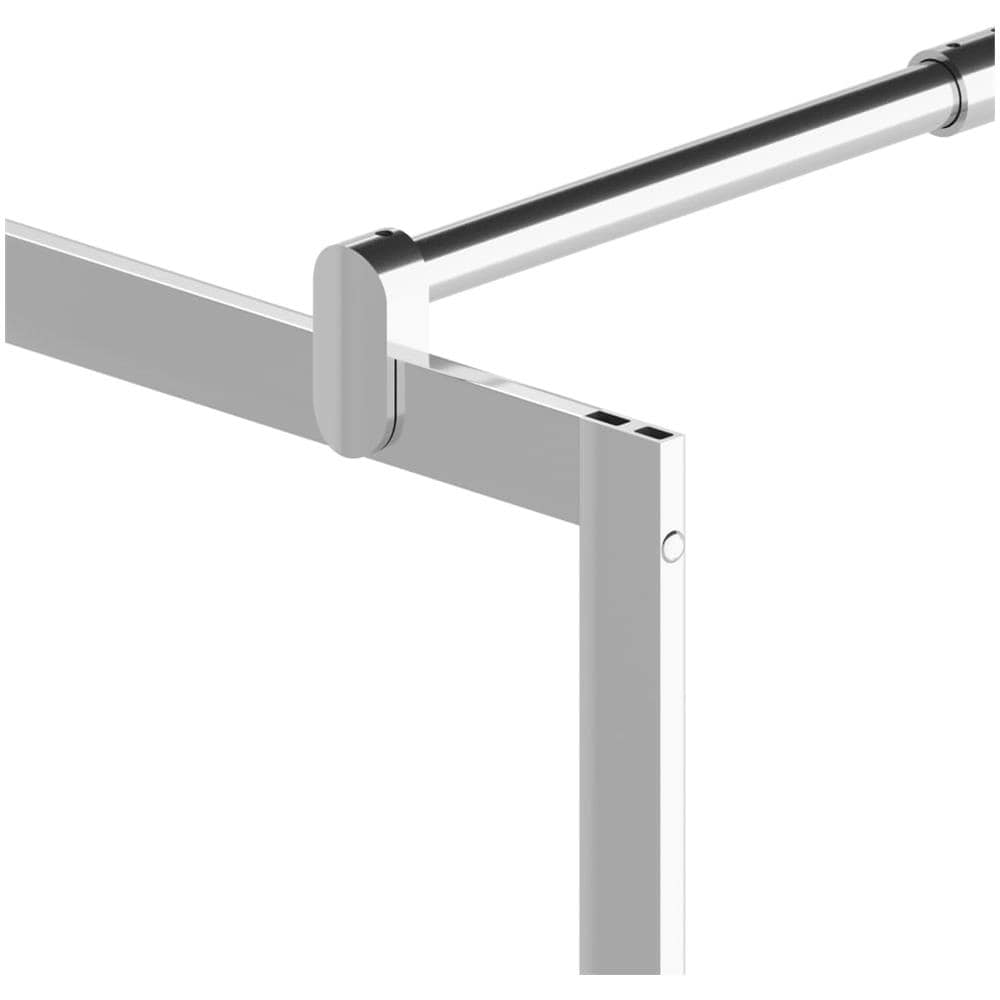 Parete Per Doccia Walk-in In Vetro Smerigliato Esg 80x195 Cm - Foto 6