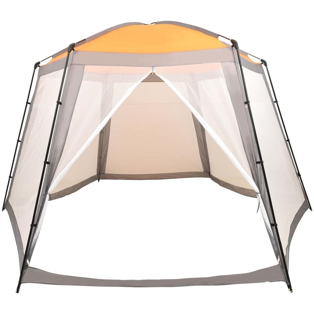 Tenda per Piscina in Tessuto 500x433x250 cm Grigio - Foto 2