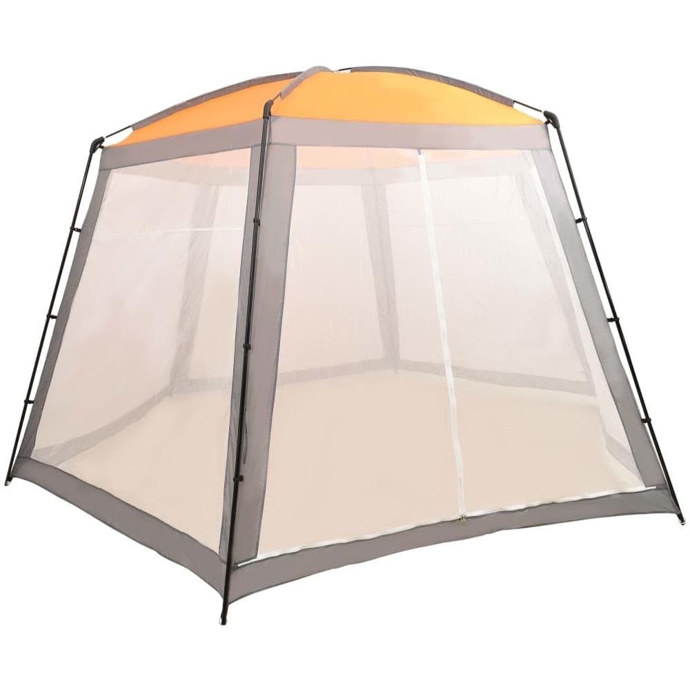 Tenda per Piscina in Tessuto 500x433x250 cm Grigio - Foto 1