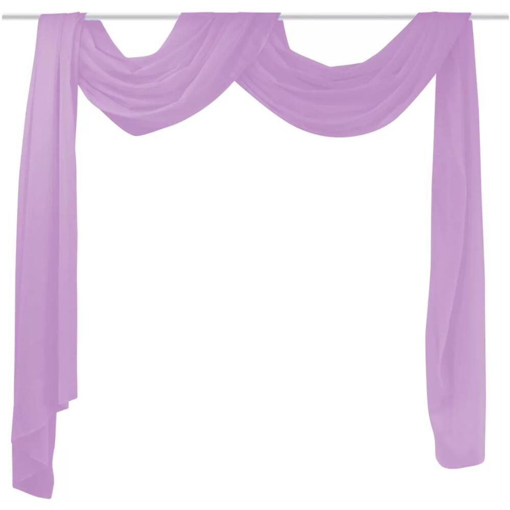 Drappo Per Tende In Voile 140x600 Cm Lilla - Foto 3