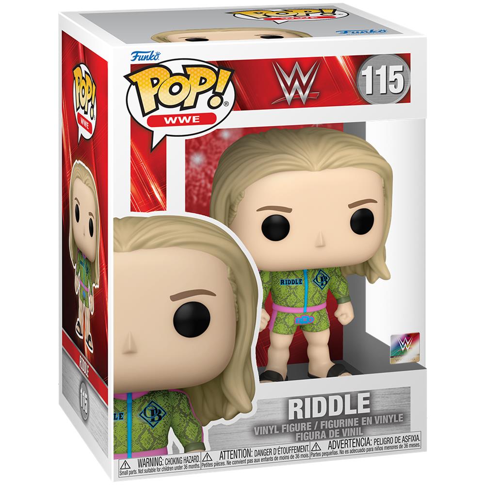 Wwe Pop! Vinyl Figure Riddle 9 Cm - Foto 2