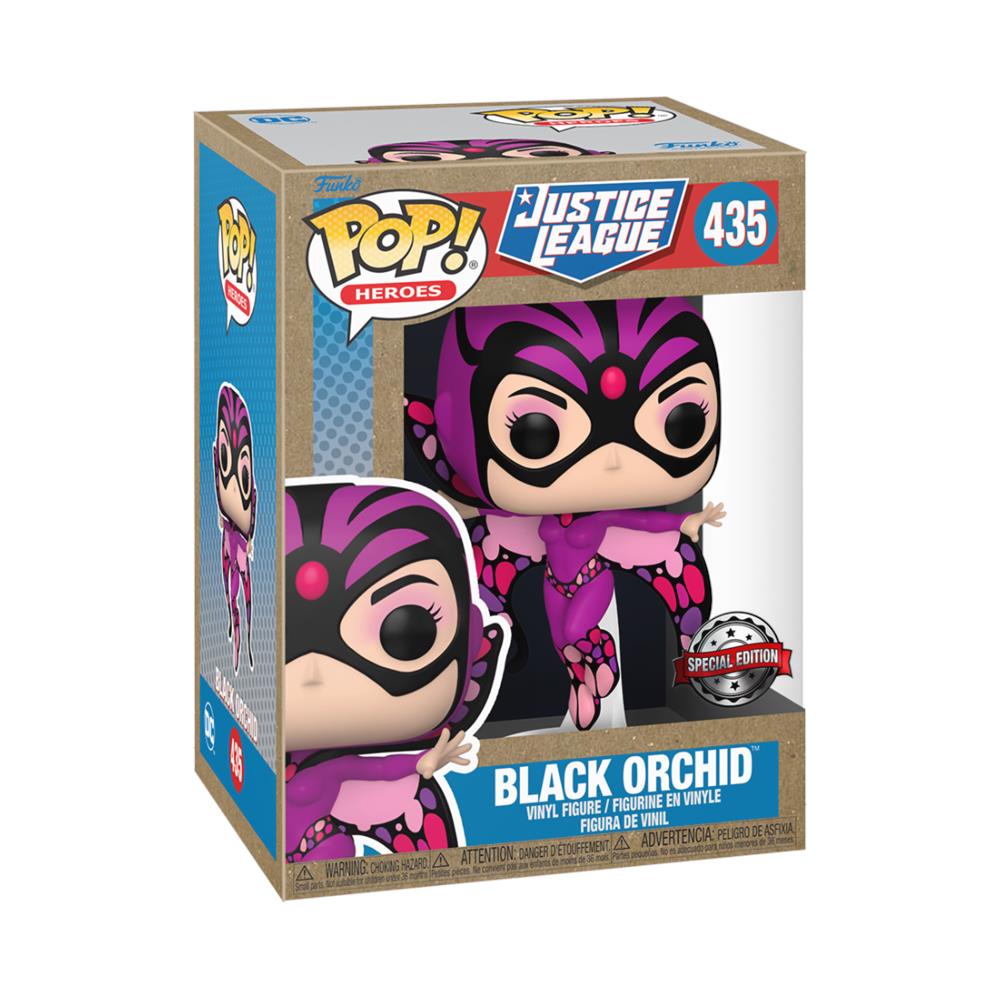 Heroes Pop! Earth Day- Black Orchid Vinyl Figure 9 Cm - Foto 1