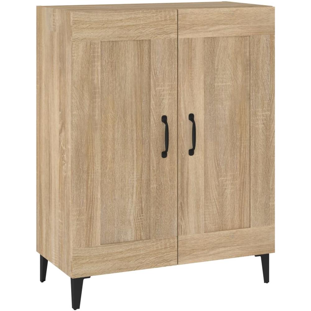 Credenza Rovere Sonoma 69,5x34x90 Cm In Legno Multistrato - Foto 2