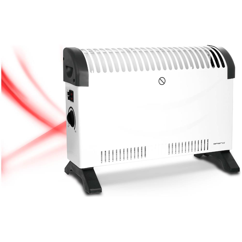 Convettore Elettrico Ch-128215 3 Livelli Di Potenza Temperatura Regolabile Termostato 2000w Colore Bianco - Foto 2