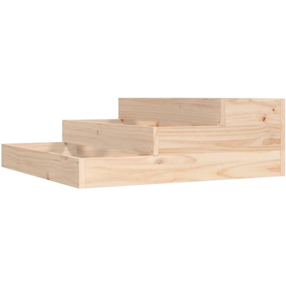 Fioriera 78x78x27 Cm In Legno Massello Di Pino - Foto 1