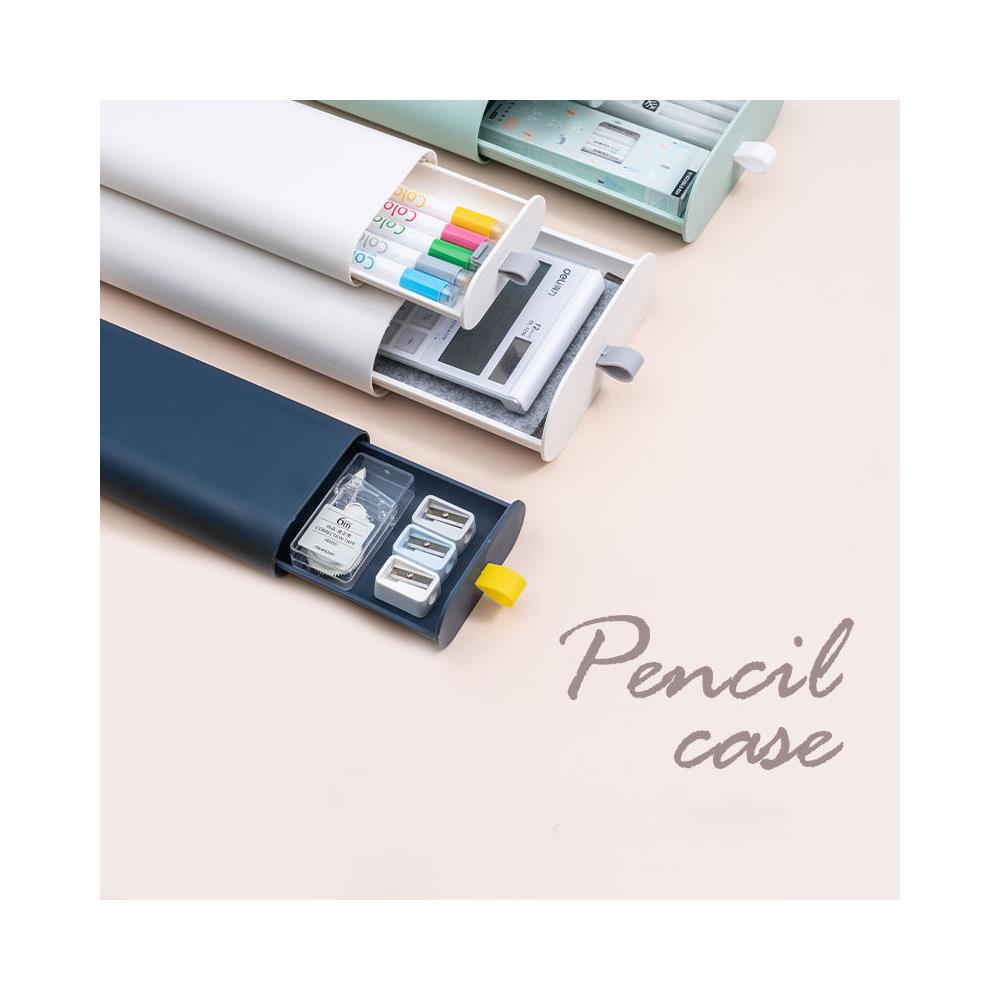 Mini Portaoggetti Da Scrivania Autoadesivo Nascosto, Tasche Portapenne Nascoste Autoadesive, 19x10 Cm White S - Foto 2