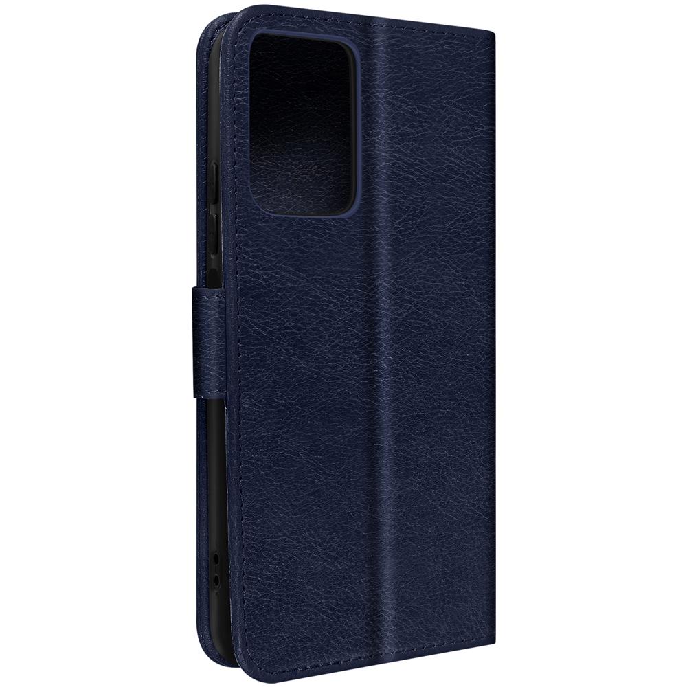 Custodia Per Xiaomi Redmi Note 12 4g, Portacarte E Funzione Supporto Blu - Foto 1