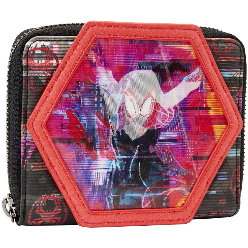 Loungefly: Marvel - Across The Spiderverse Lenticular Zip Around Wallet - Foto 5