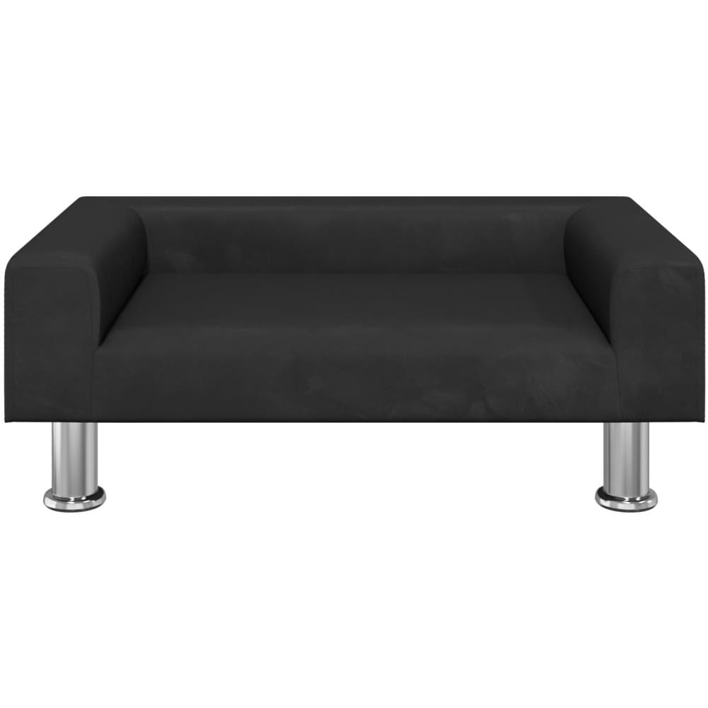Divano Per Bambini Nero 70x45x26,5 Cm In Velluto - Foto 2