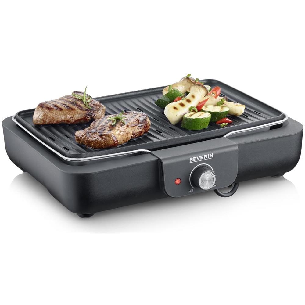 PG 8556 barbecue per l'aperto e bistecchiera Grill Da tavolo Elettrico Nero, Acciaio inox 2300 W - Foto 6