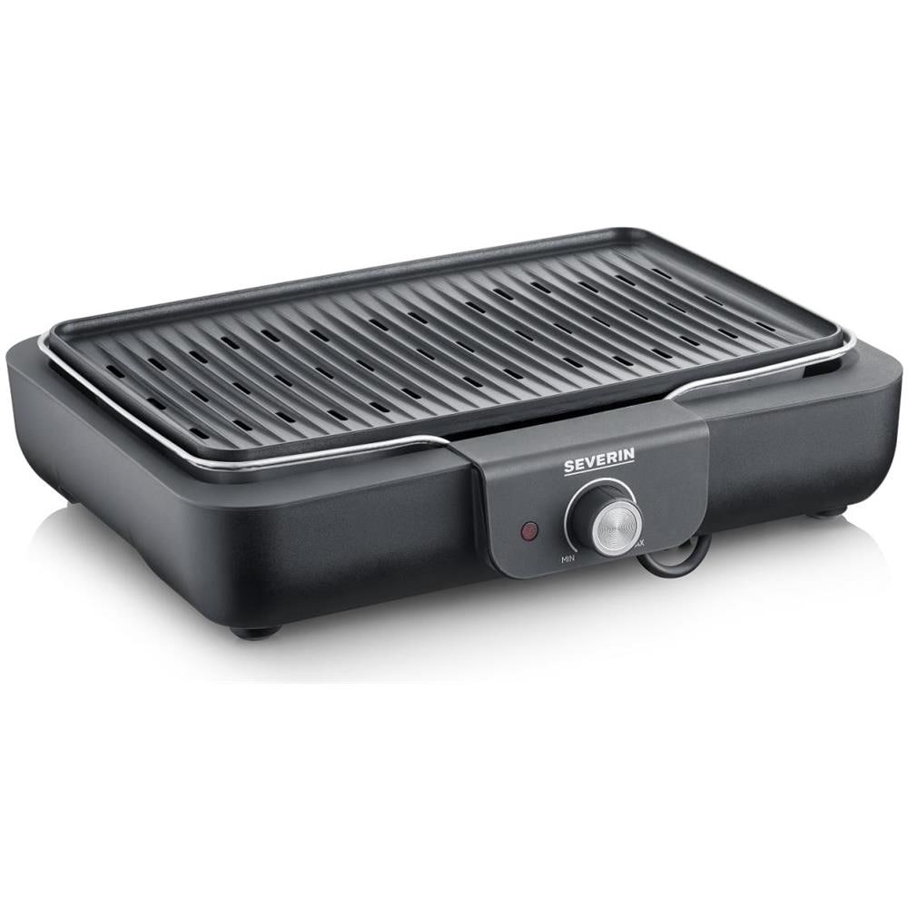 PG 8556 barbecue per l'aperto e bistecchiera Grill Da tavolo Elettrico Nero, Acciaio inox 2300 W - Foto 1