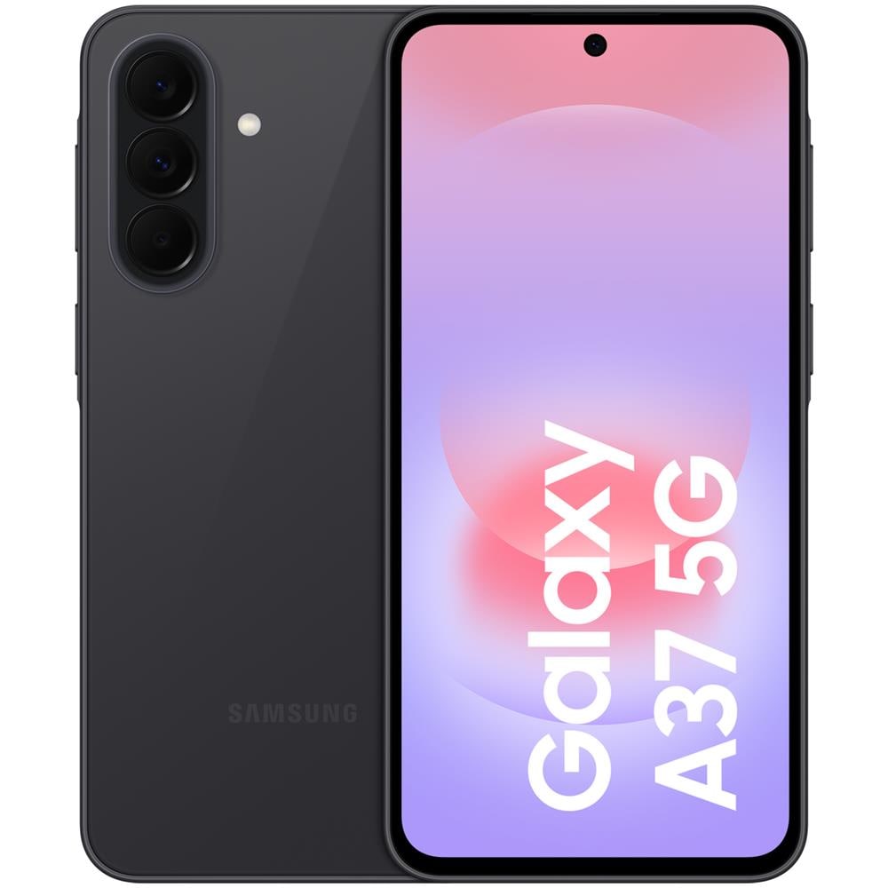 Galaxy A37 5G 128GB 6GB Ram Display 6,7" Super AMOLED 120Hz Camera 50+8+5MP Selfie 12MP Dual nanoSim (+eSim) Android 16 Exynos 1480 5000mAh Awesome Charcoal - Foto 1