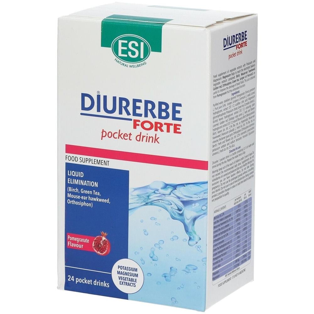 Diurerbe Forte Pocket Drink Melograno 24 X 20 ml - Foto 1