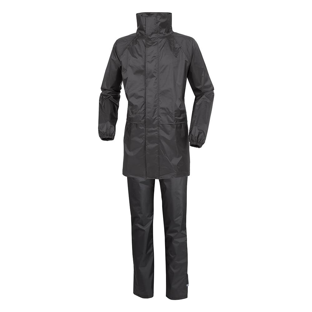 567n9 Giacca Pantaloni Antipioggia Diluvio Start Nero 4xl - Foto 1
