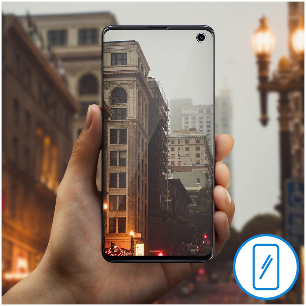 Pellicola Galaxy S10 Flessibile Compatibile Lettore Impronte Digitali - Foto 2