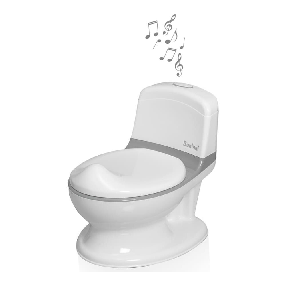 Vasino Per Bambini Con Suoni Pippe Grigio E Bianco - Foto 2