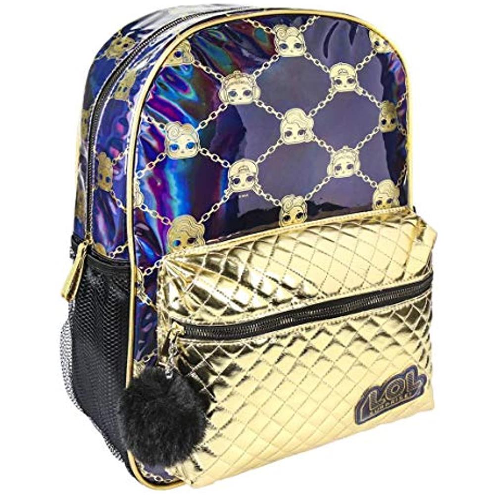 Mochila Casual Moda Lol Zaino, 40 Cm, Oro (dorado) - Foto 4