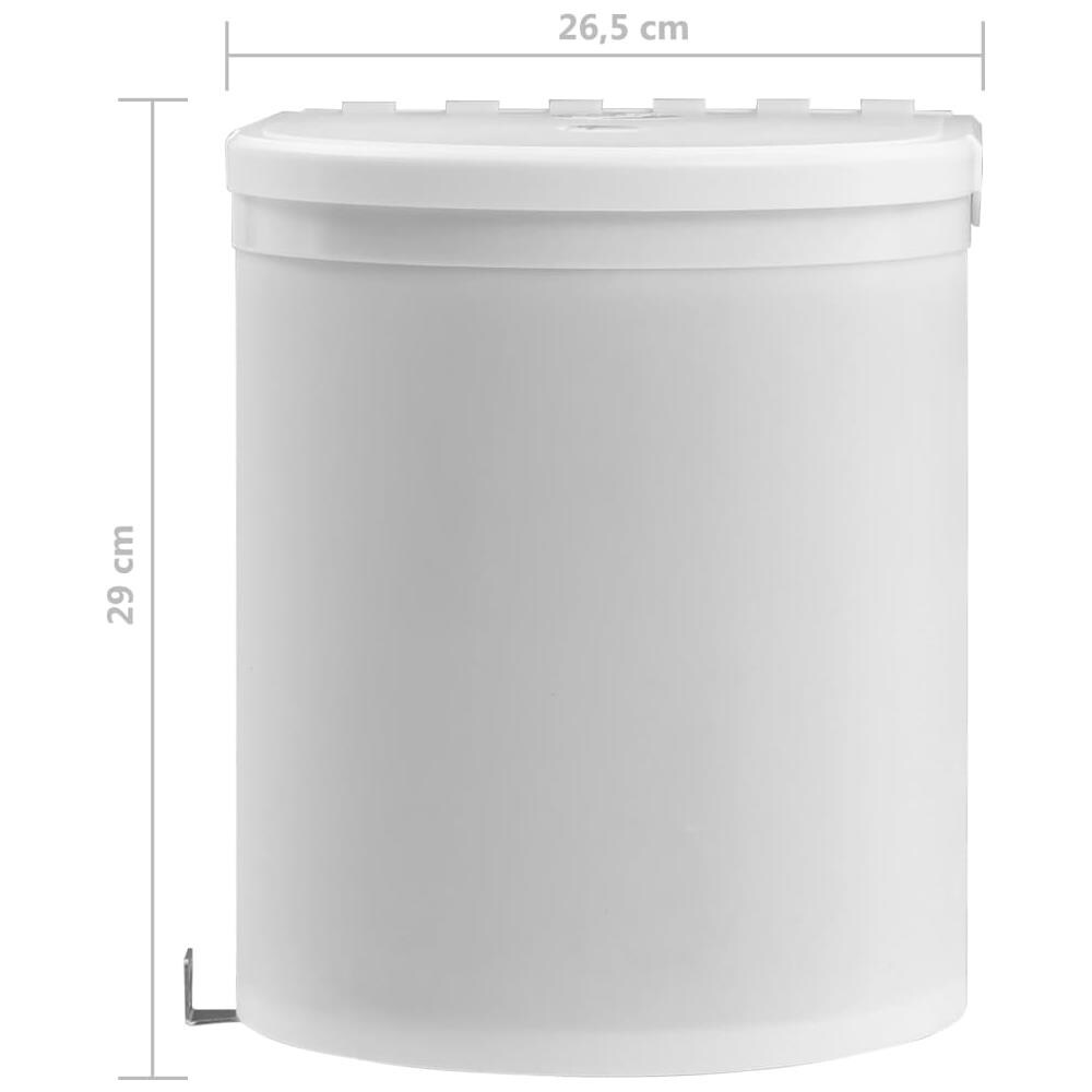 Pattumiera Da Incasso Per Cucina In Plastica 12 L - Foto 9