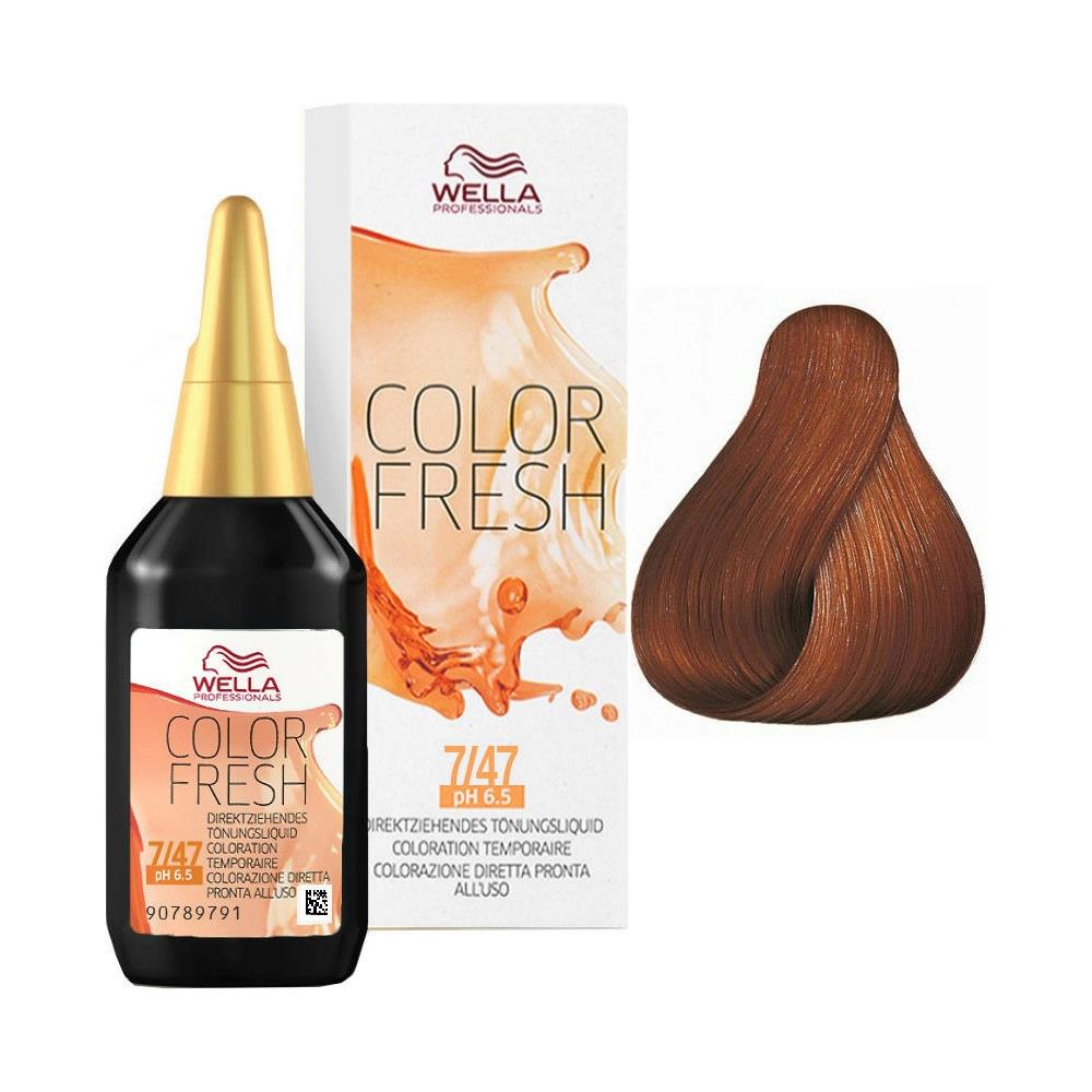 Color Fresh 7/47 Biondo Medio Rame Sabbia 75 Ml - Foto 1