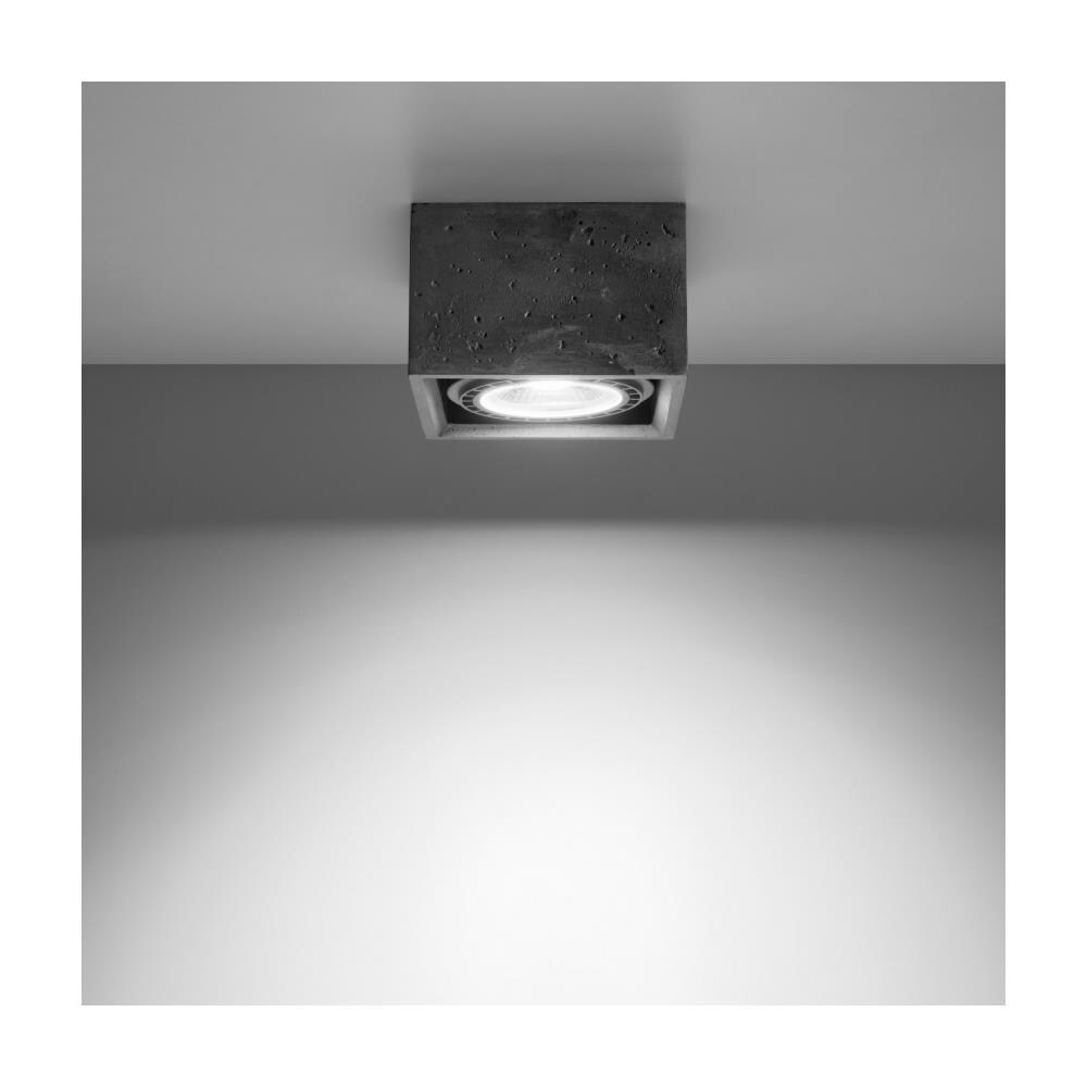 Downlight A Plafone Square Incasso Grigio Chiaro Gu10 - Foto 2
