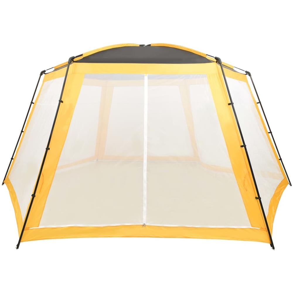 Tenda per Piscina in Tessuto 660x580x250 cm Gialla - Foto 2