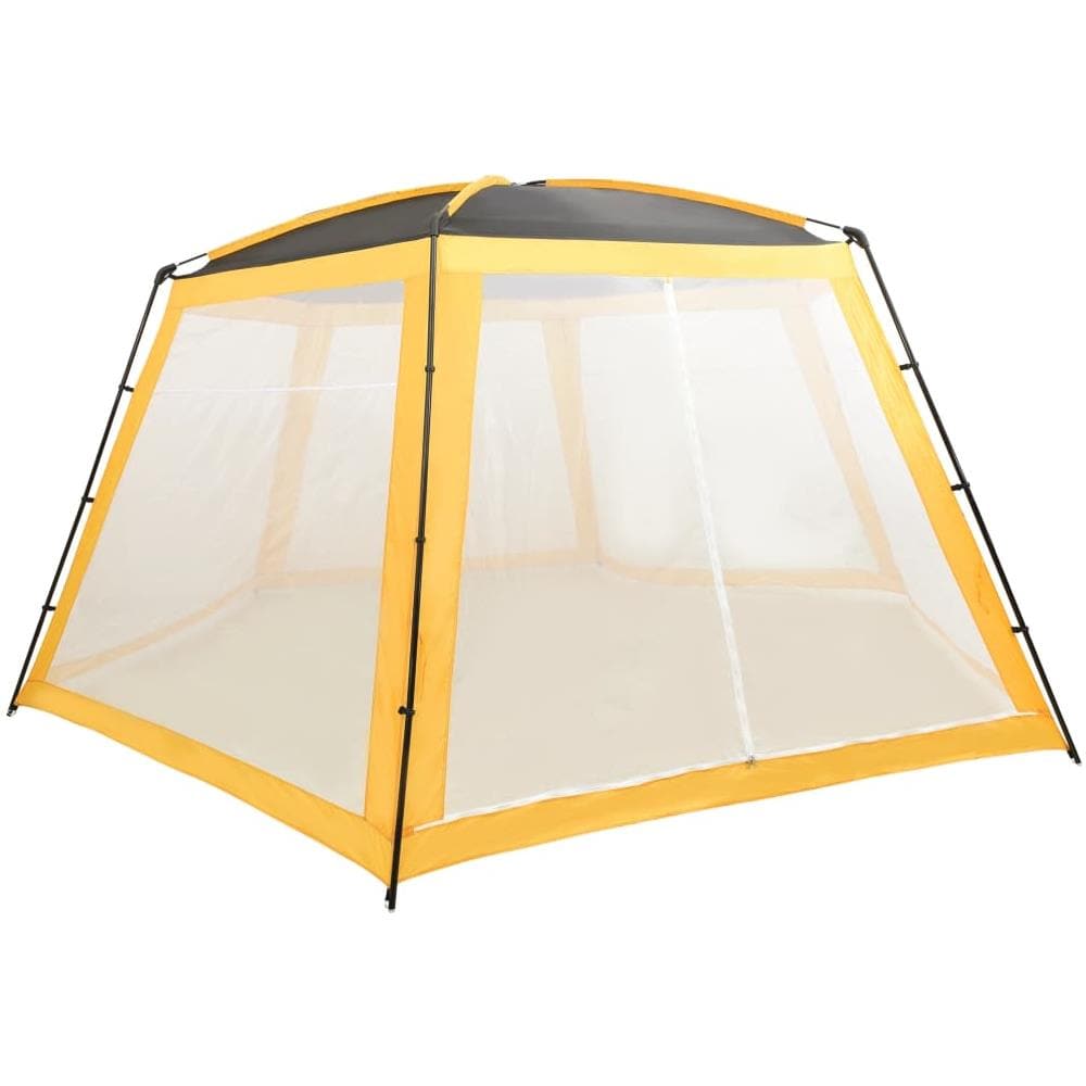 Tenda per Piscina in Tessuto 660x580x250 cm Gialla - Foto 1