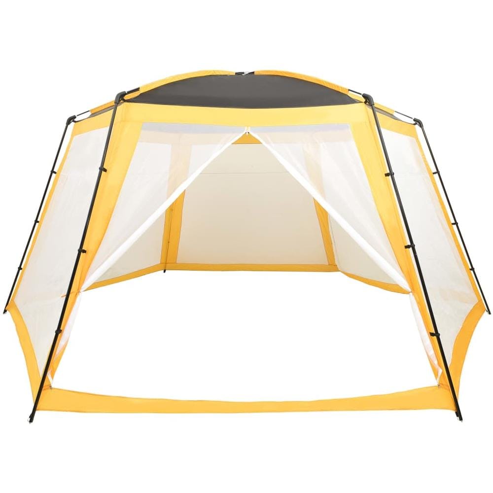 Tenda per Piscina in Tessuto 660x580x250 cm Gialla - Foto 3