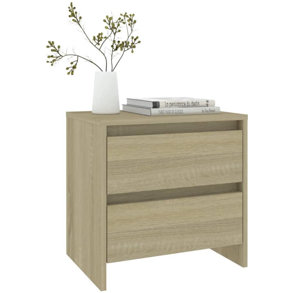 Comodini 2 pz Rovere Sonoma 45x34,5x44,5 cm in Truciolato - Foto 3