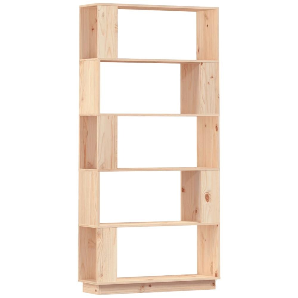 Libreria / divisorio 80x25x163,5 Cm Legno Massello Di Pino - Foto 2