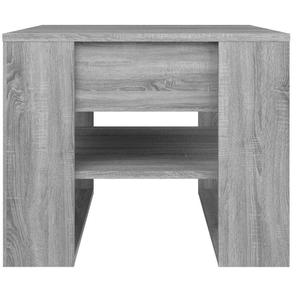 Tavolino Salotto Grigio Sonoma 55,5x55x45 Cm Legno Multistrato - Foto 2