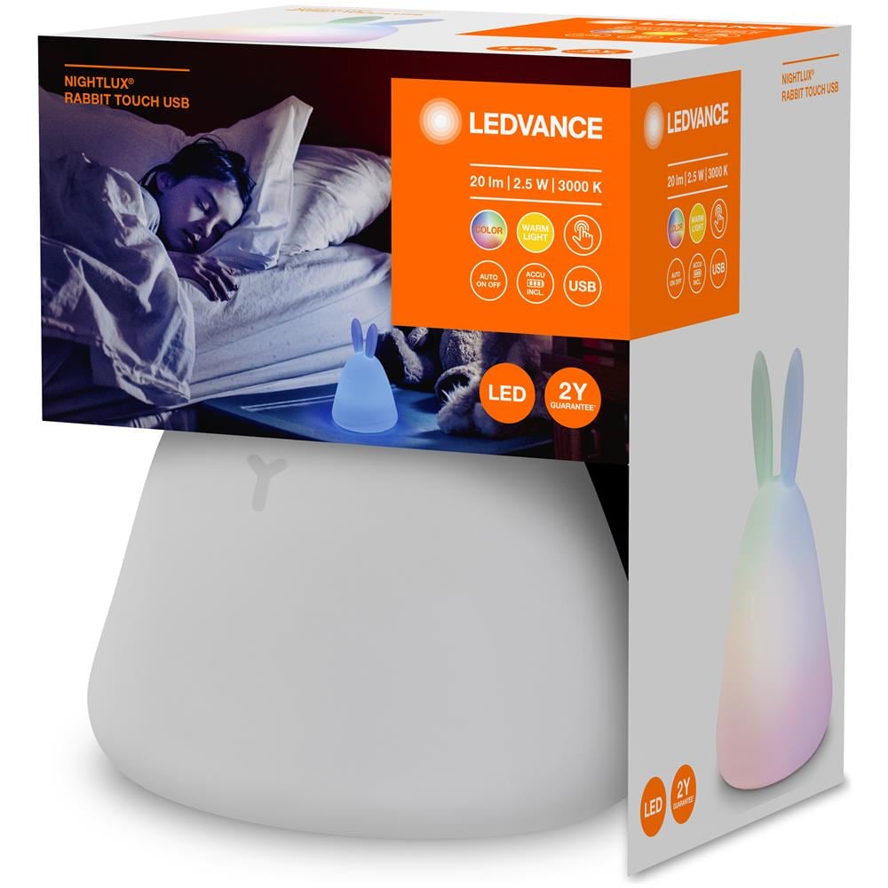 Ledvance Apparecchio A Batteria Led: Per Tutte Le Superfici, Nightlux Touch Rgbw / 0,50 W, Rgb, Materiale Del Corpo: Plastic, Ip20 - Foto 2