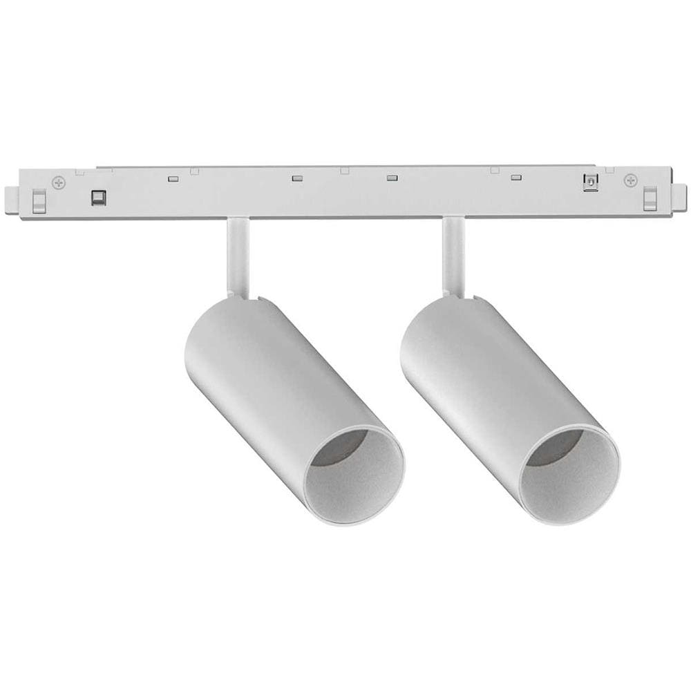 Ego Track Double 24w 3000k 1-10v - L190xh163xp40mm - Bianco - Foto 1