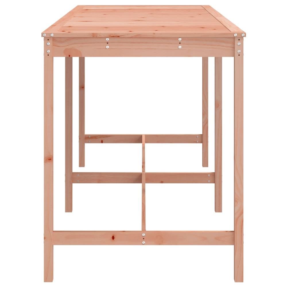 Tavolo Da Giardino 203,5x90x110 Cm In Legno Massello Di Douglas - Foto 2