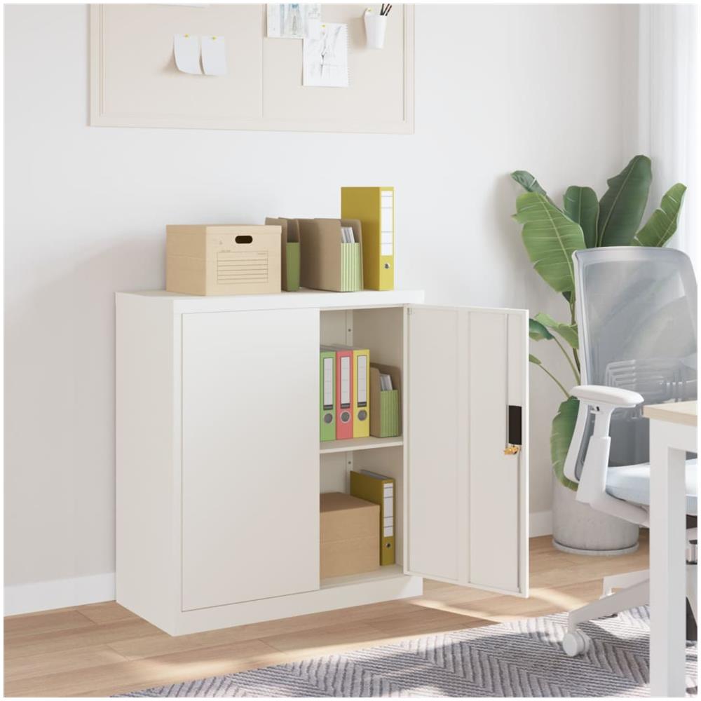 Armadio Classificatore Bianco 79x40x90 Cm In Acciaio - Foto 1