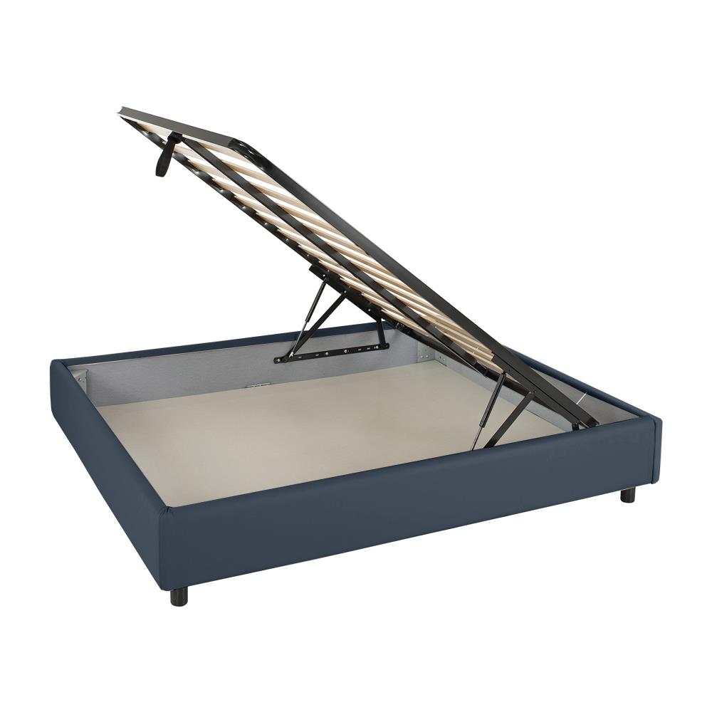 Letto Matrimoniale, Modello Joly, Un'interpretazione Di Un Modello Classico Ma Con Un Carattere Moderno, Rete A Doghe 180x200 Cm, Box Contenitore, Tessuto Giroletto Sfoderabile, Made In Italy - Foto 7