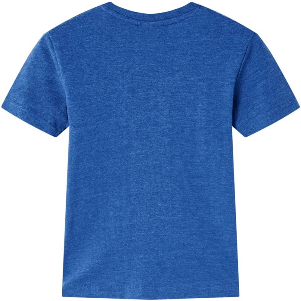 Maglietta da Bambino Blu Scuro Mélange 140 - Foto 2