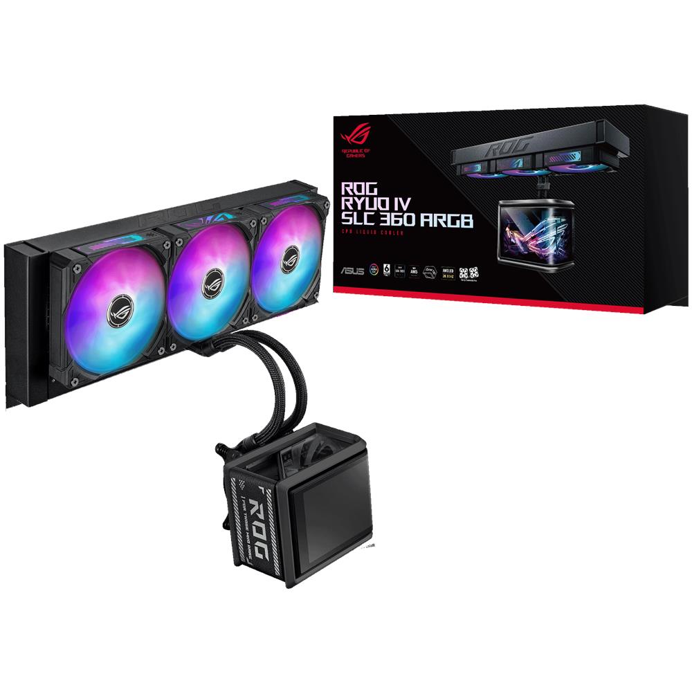 Dissipatore ROG Ryuo IV SLC 360 ARGB Kit Alimentazione Acqua CPU AMD Intel 90RC0151-B0EAY0 - Foto 19