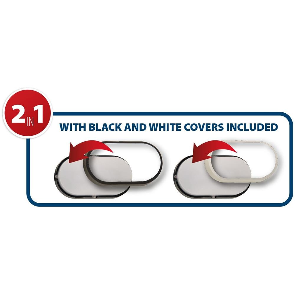 Applique Led 14w 2 Cornici Intercambiabili Ip54 Tartaruga Xl2 - Foto 2