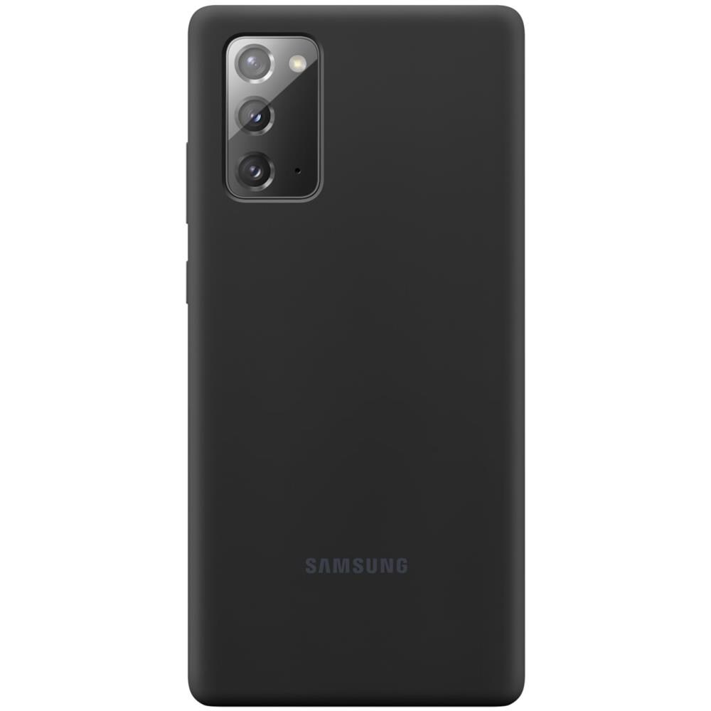 Silicone Cover per N980 Galaxy Note 20 nero - Foto 1
