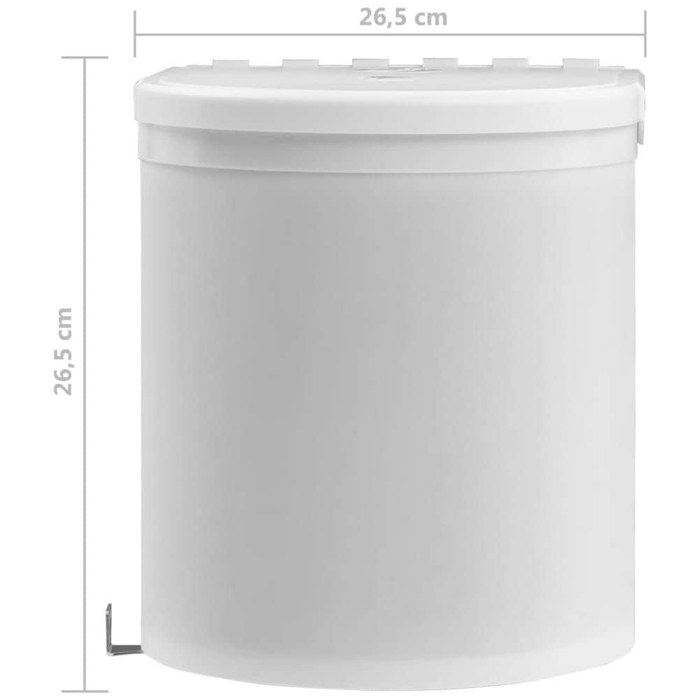Pattumiera Da Incasso Per Cucina In Plastica 8 L - Foto 9