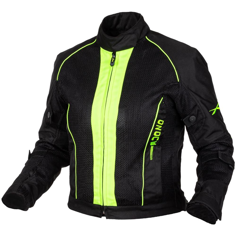 Giacca Donna Moto Estiva Protezioni Omologate Tessuto Mesh Traspirante Fluo Xs - Foto 2